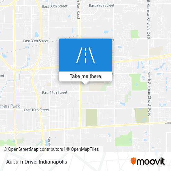 Auburn Drive map