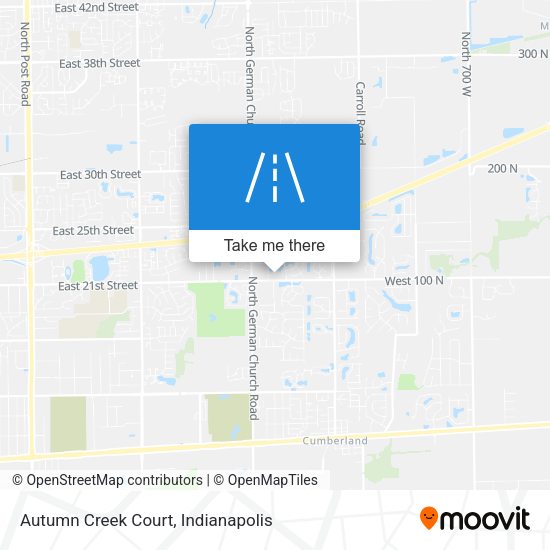 Mapa de Autumn Creek Court