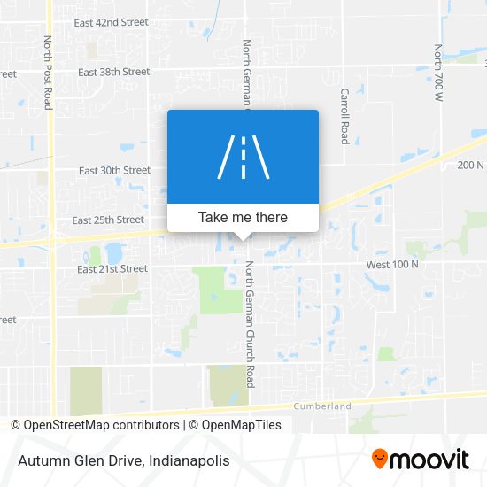 Mapa de Autumn Glen Drive