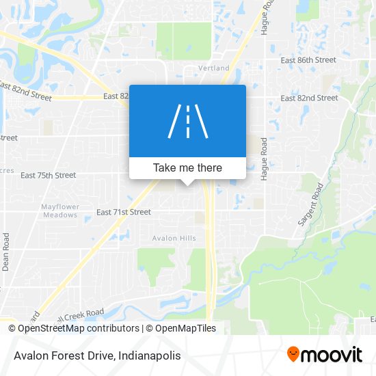Avalon Forest Drive map