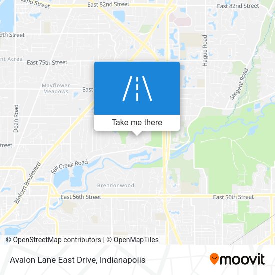 Mapa de Avalon Lane East Drive