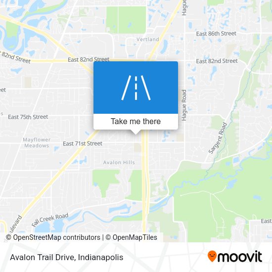 Mapa de Avalon Trail Drive