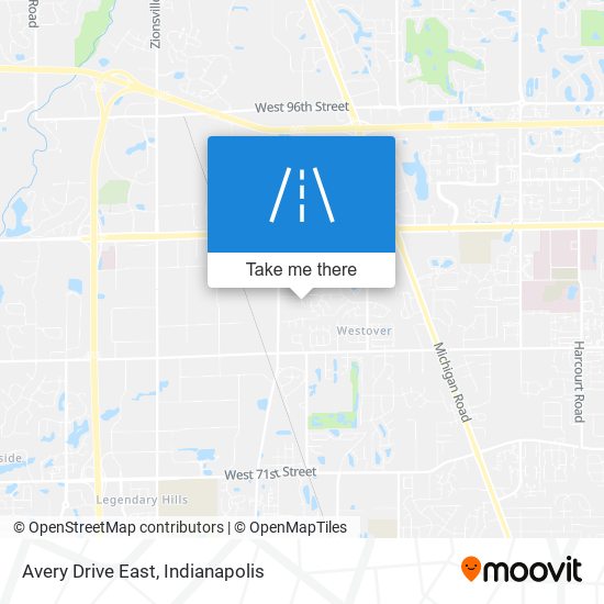 Avery Drive East map