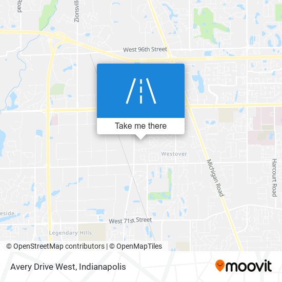 Avery Drive West map