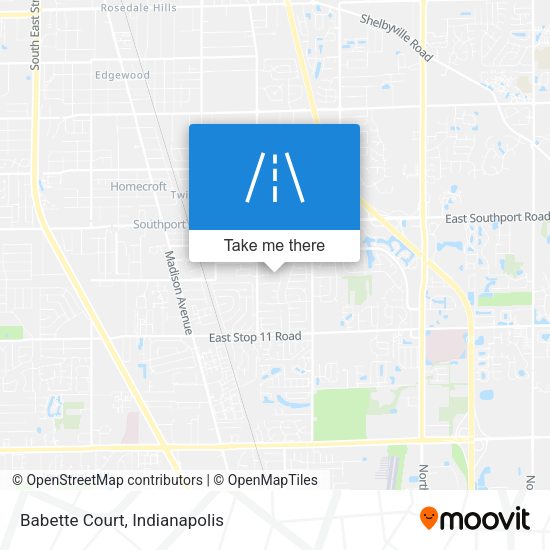 Babette Court map
