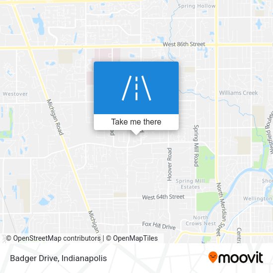 Mapa de Badger Drive