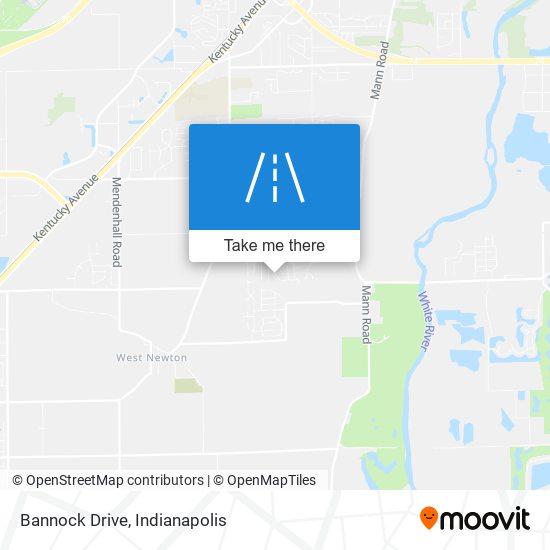 Bannock Drive map