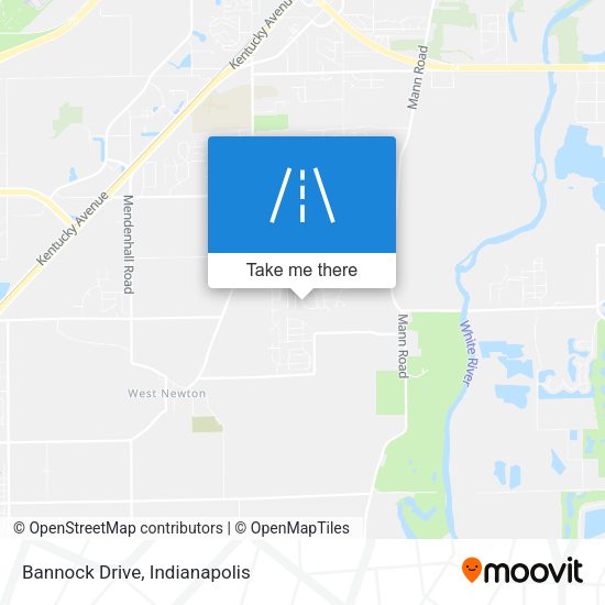 Bannock Drive map