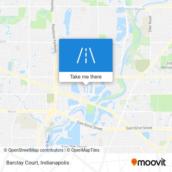 Barclay Court map