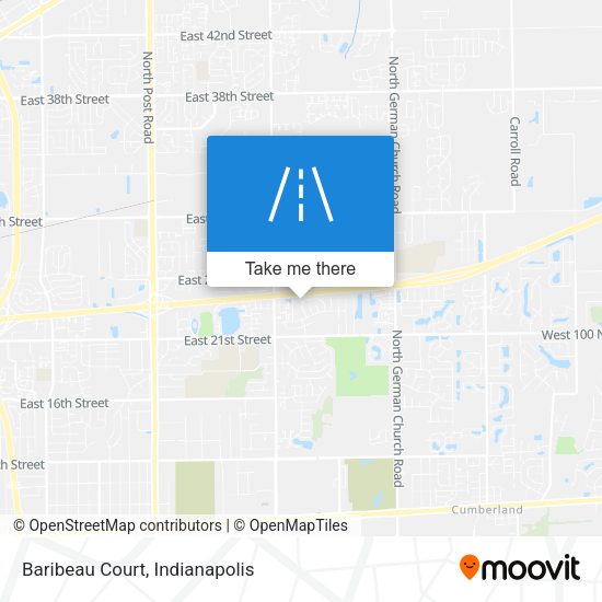 Baribeau Court map