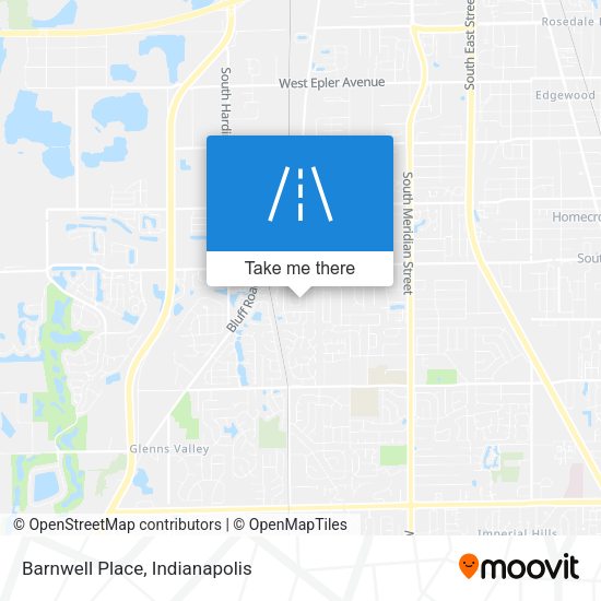 Barnwell Place map