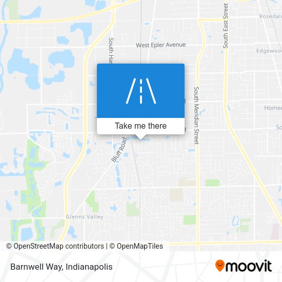 Barnwell Way map