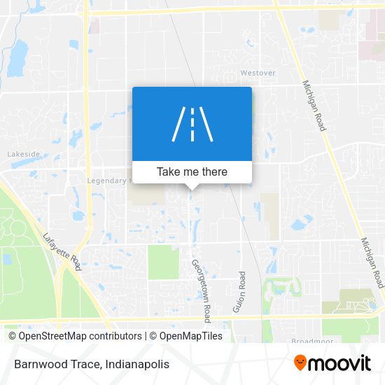 Mapa de Barnwood Trace