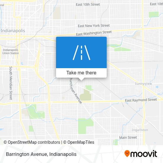 Mapa de Barrington Avenue