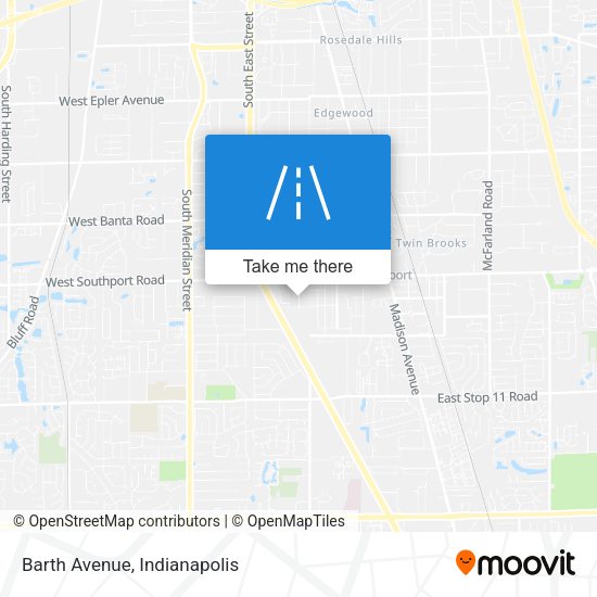 Mapa de Barth Avenue