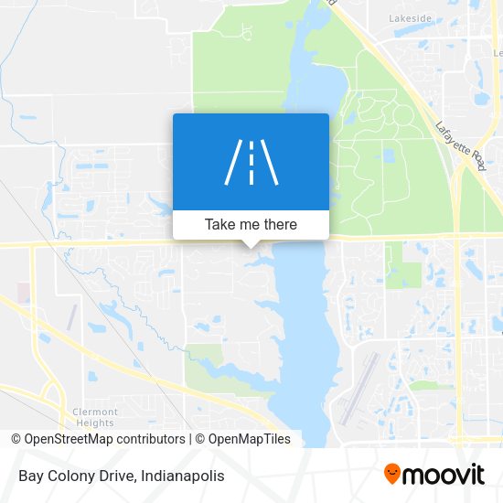 Bay Colony Drive map