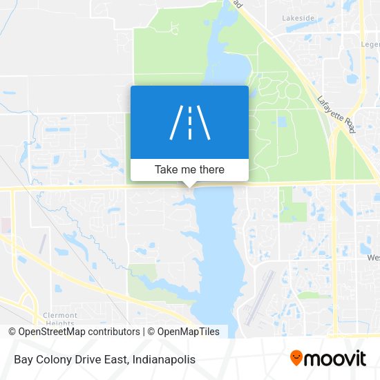 Bay Colony Drive East map