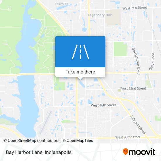 Bay Harbor Lane map