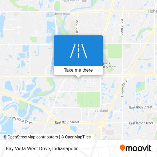 Bay Vista West Drive map