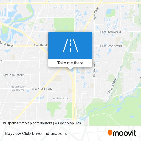 Bayview Club Drive map