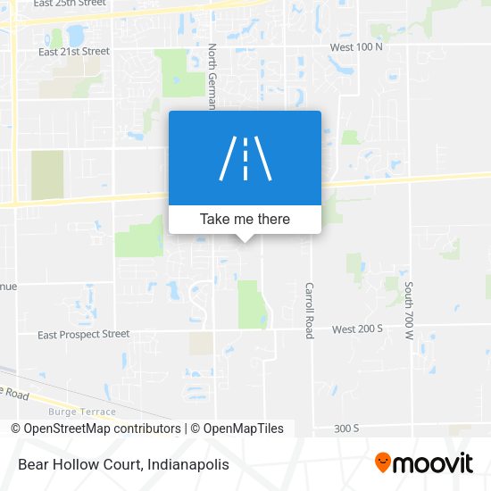 Mapa de Bear Hollow Court