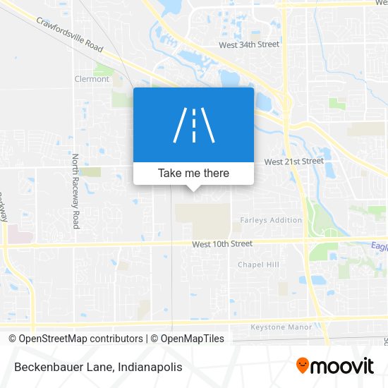 Beckenbauer Lane map