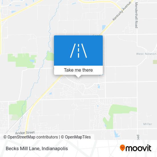 Mapa de Becks Mill Lane