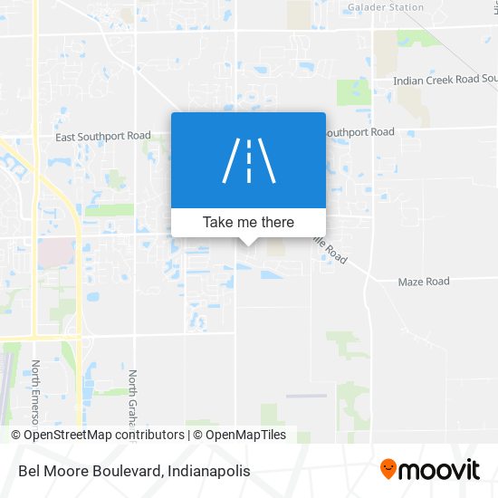 Bel Moore Boulevard map