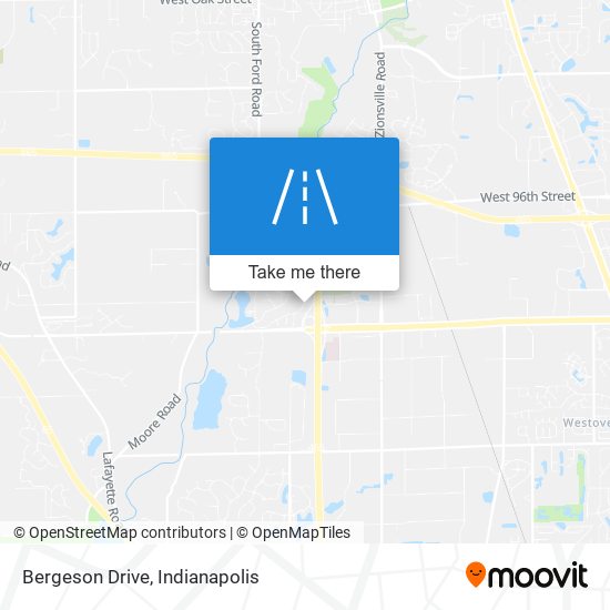 Bergeson Drive map