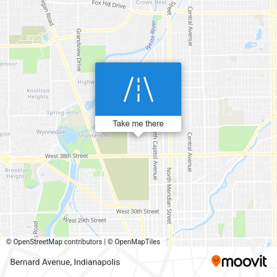 Mapa de Bernard Avenue