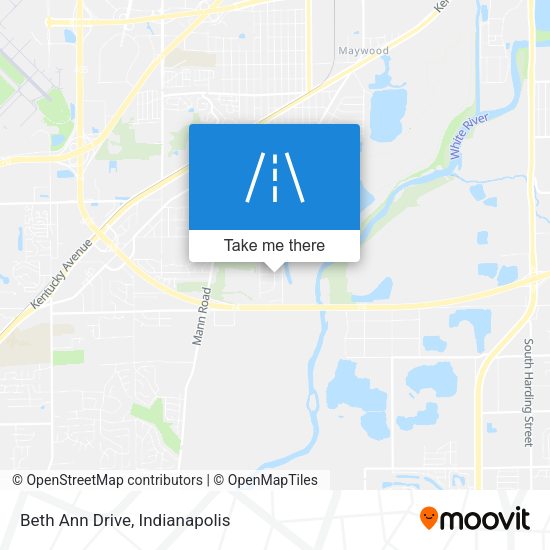 Beth Ann Drive map