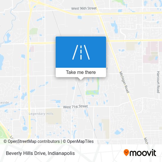 Beverly Hills Drive map