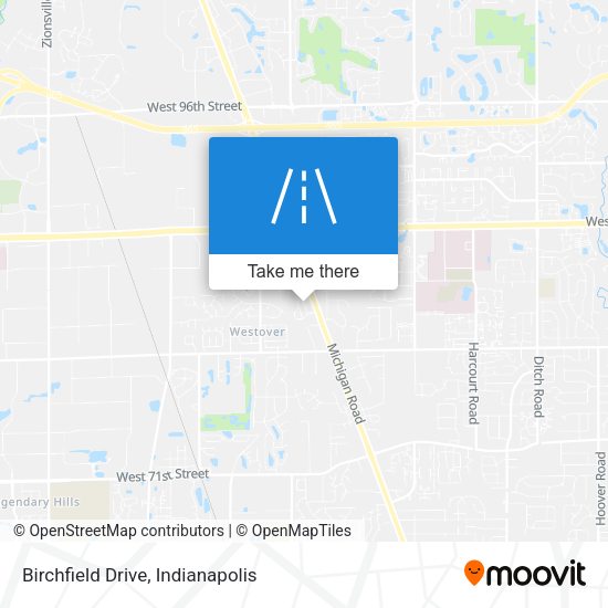 Mapa de Birchfield Drive
