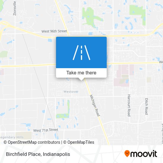 Birchfield Place map