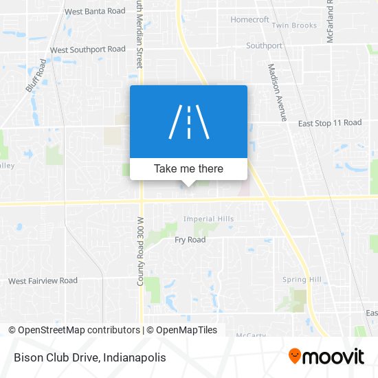 Bison Club Drive map