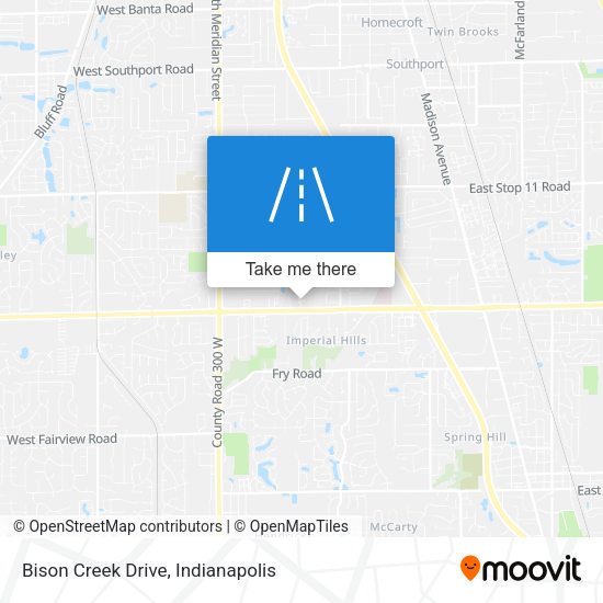 Bison Creek Drive map
