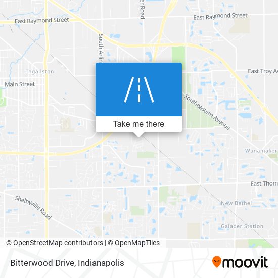 Bitterwood Drive map