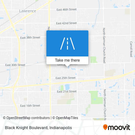 Black Knight Boulevard map