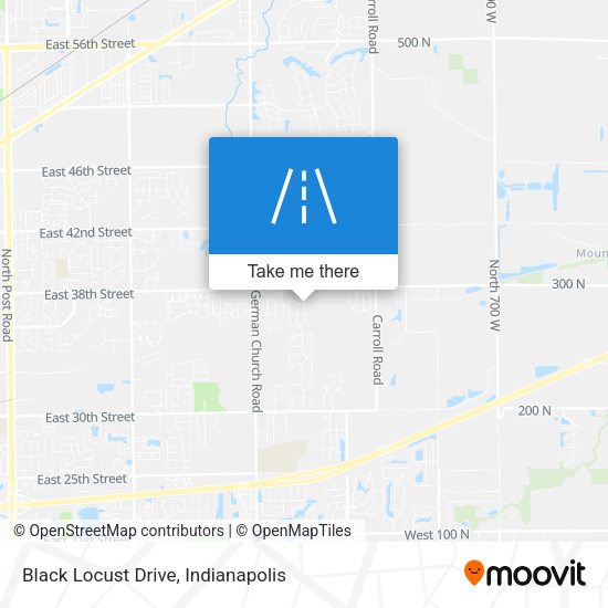 Black Locust Drive map