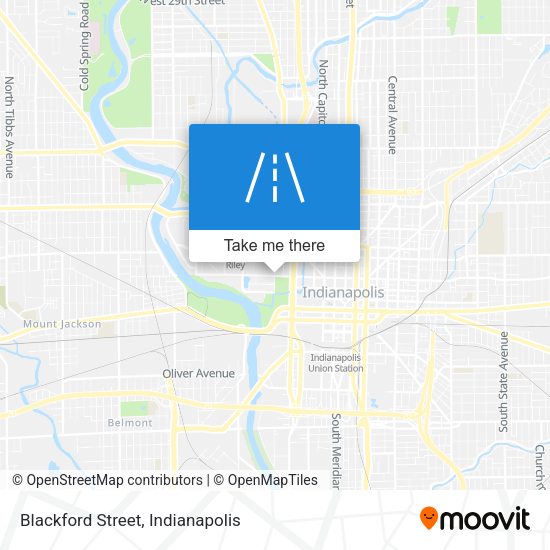 Mapa de Blackford Street