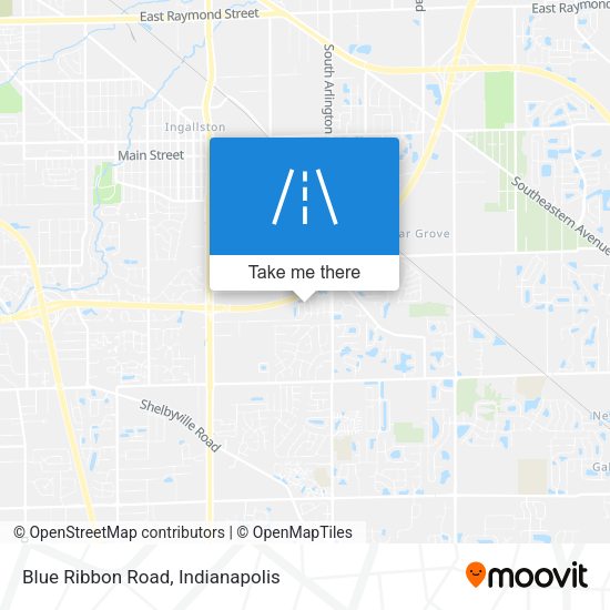 Mapa de Blue Ribbon Road