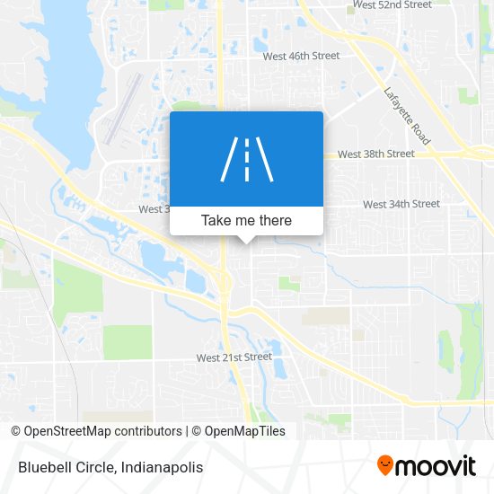 Mapa de Bluebell Circle