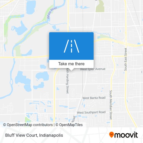 Mapa de Bluff View Court