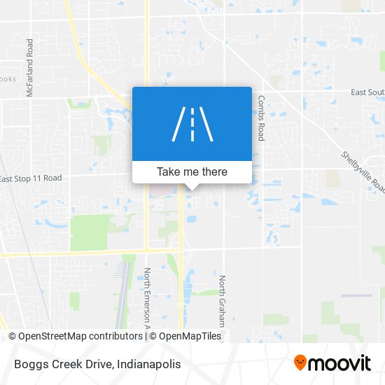 Boggs Creek Drive map