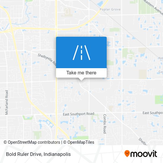 Mapa de Bold Ruler Drive