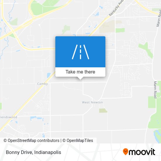 Bonny Drive map