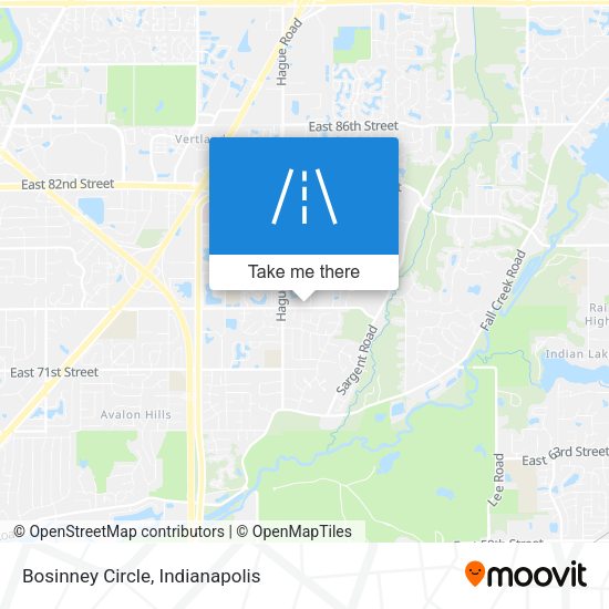 Bosinney Circle map