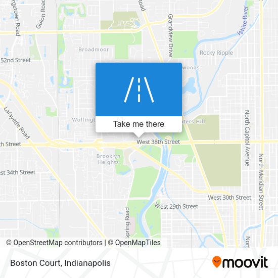Mapa de Boston Court