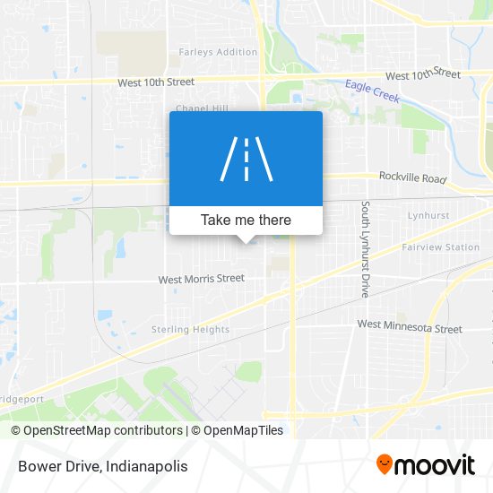 Bower Drive map