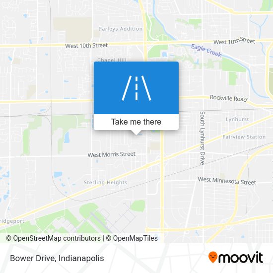 Mapa de Bower Drive